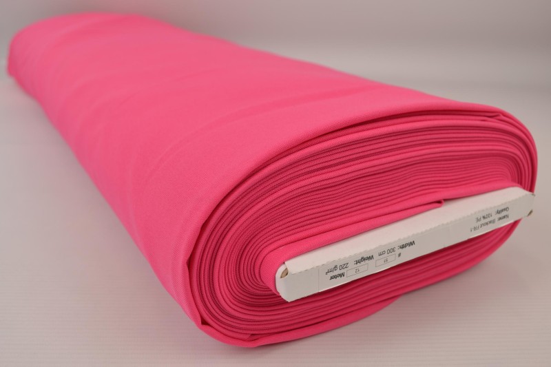 Terlenka FR terlenka ignifuge 300 cm de large, fuchsia, rouleau