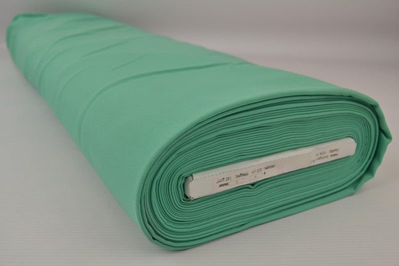 Terlenka FR terlenka ignifuge 300 cm de large, vert menthe, rouleau