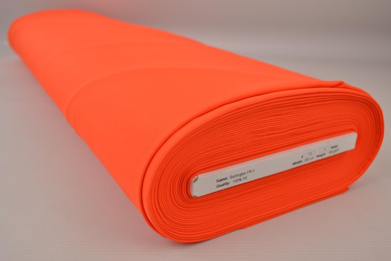 Terlenka FR terlenka ignifuge 300 cm de large, orange, rouleau
