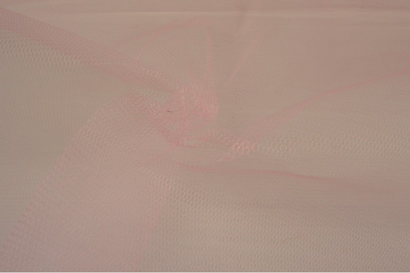 Tulle Rigide rose bébé