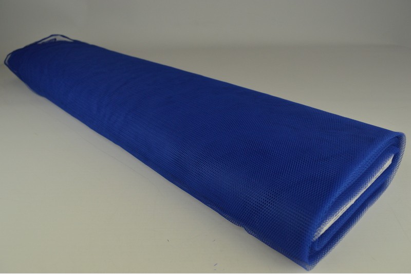 Tulle Rigide bleu, rouleau