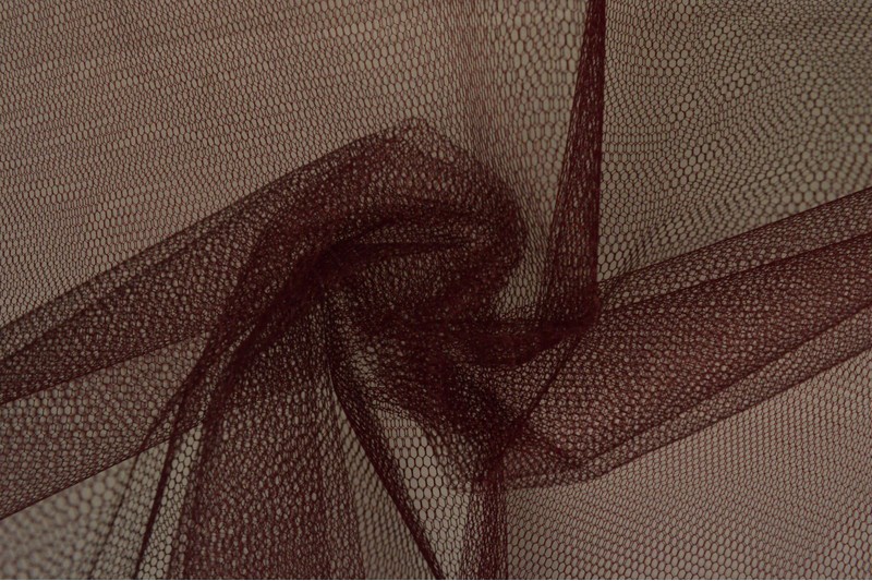 Tulle Rigide bordeaux