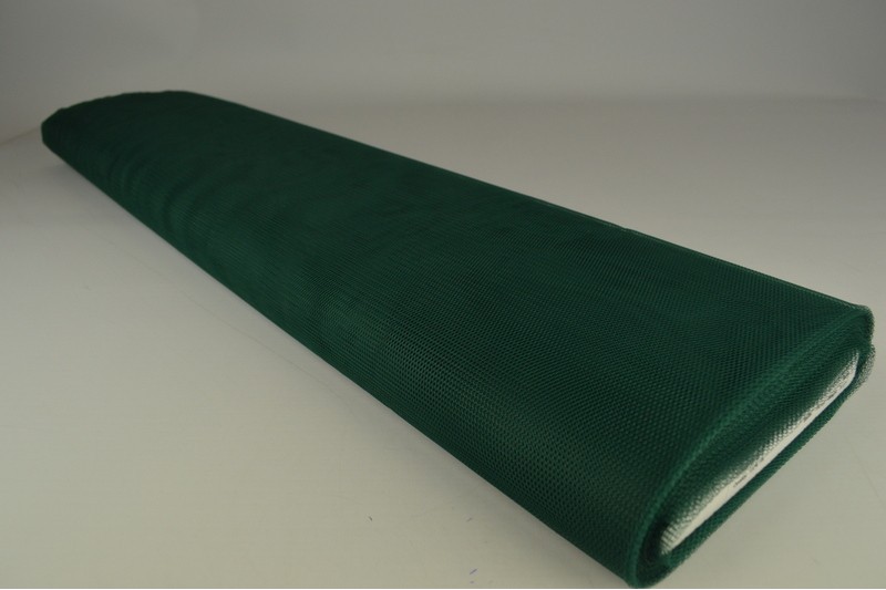 Tulle Rigide vert foncé, rouleau