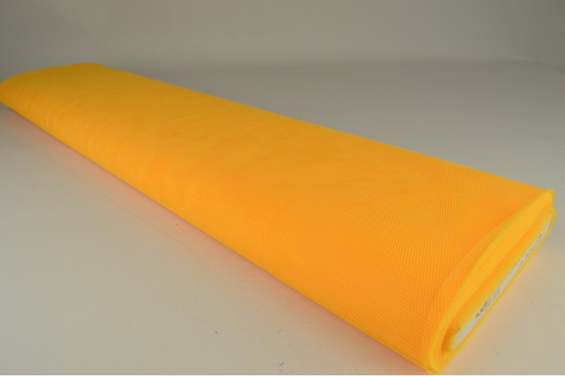 Tulle Rigide jaune, rouleau