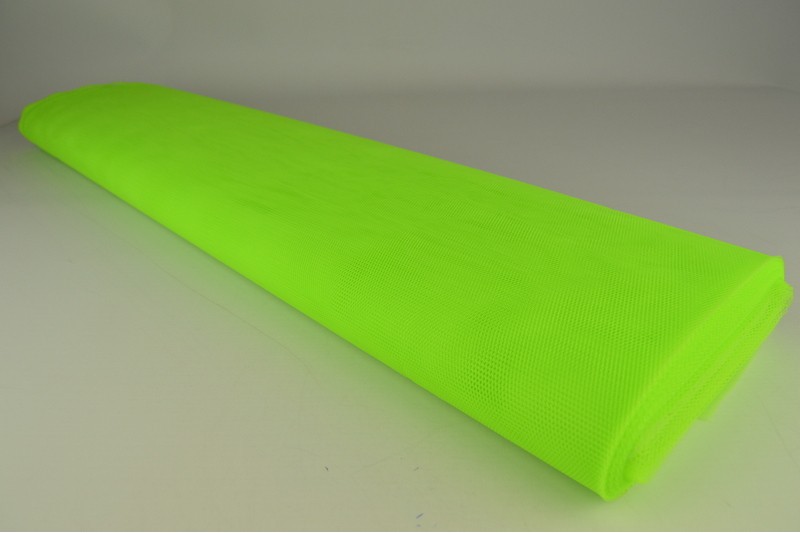 Tulle Rigide vert citron, rouleau