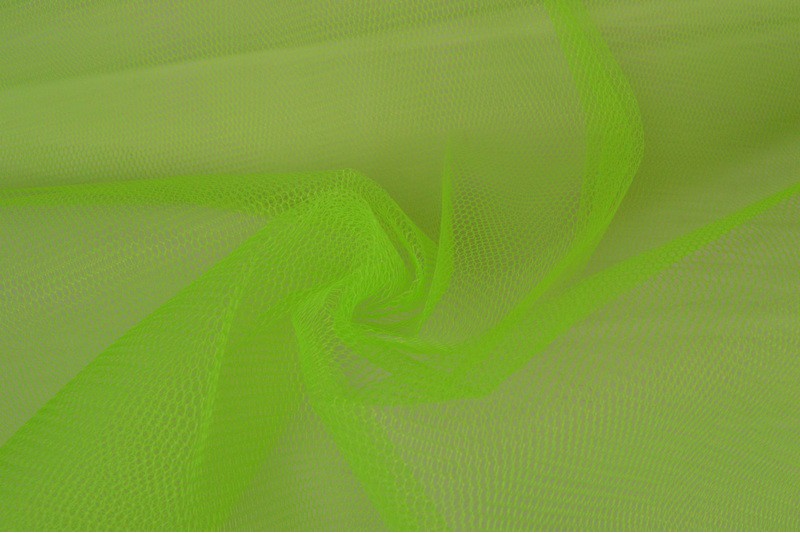 Tulle Rigide vert citron
