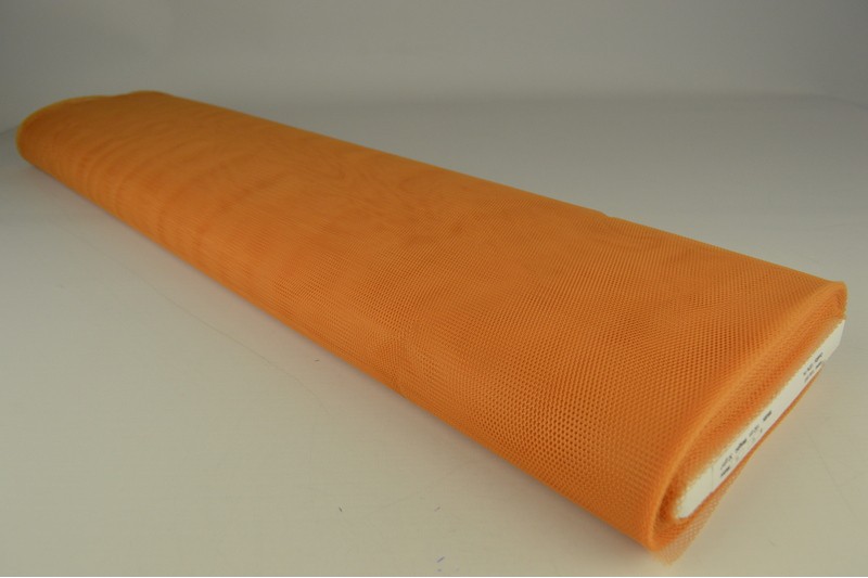 Tulle Rigide moutarde, rouleau