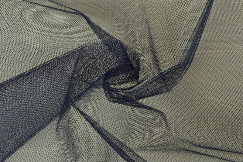 Tulle Rigide navy