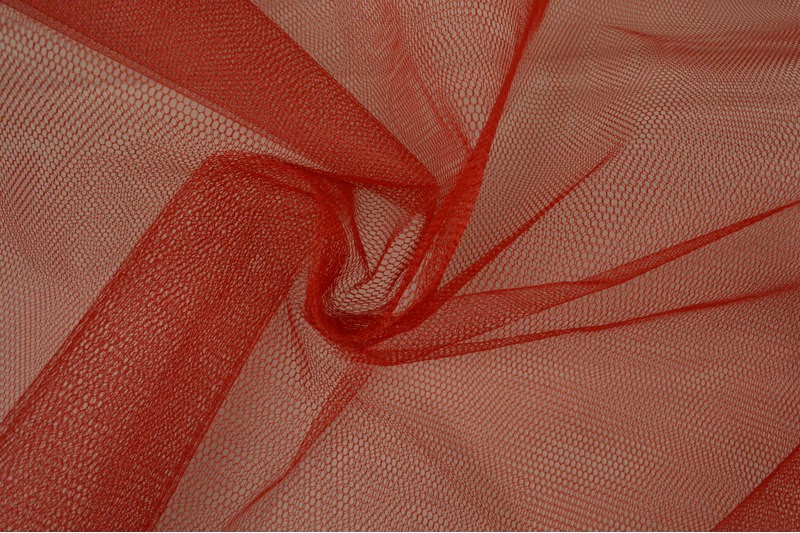 Tulle Rigide rouge
