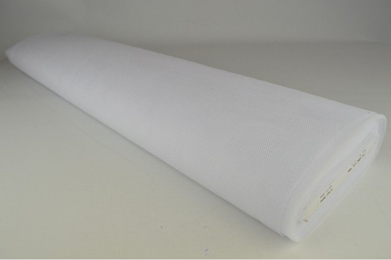 Tulle Rigide blanc, rouleau