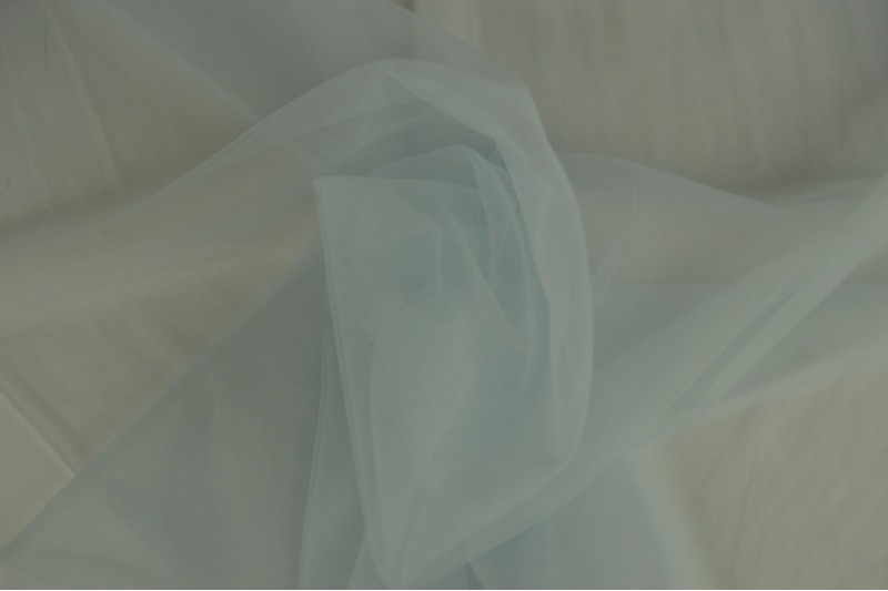 Tulle Souple (tulle de mariée) bleu bébé