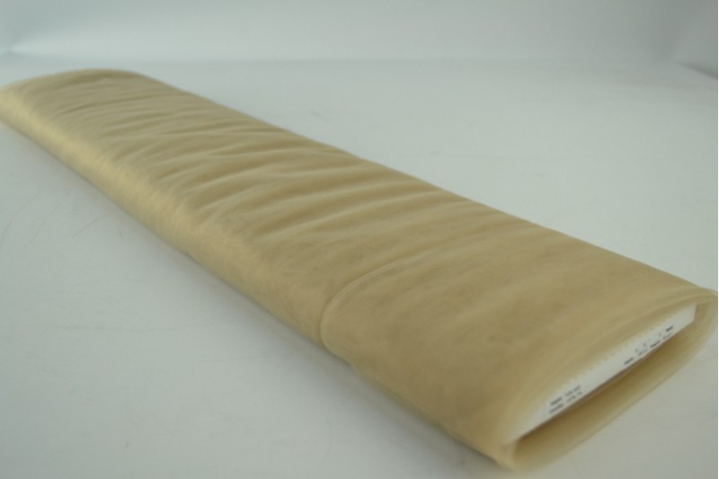 Tulle Souple (tulle de mariée) beige, rouleau