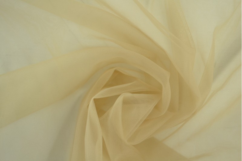 Tulle Souple (tulle de mariée) beige