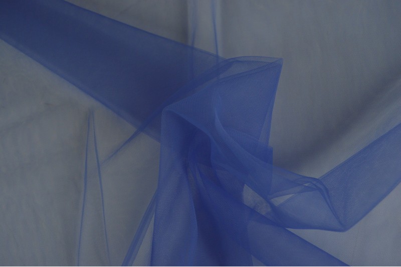Tulle Souple (tulle de mariée) bleu