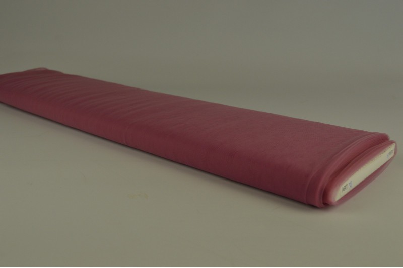 Tulle Souple (tulle de mariée) vieux rose foncé, rouleau