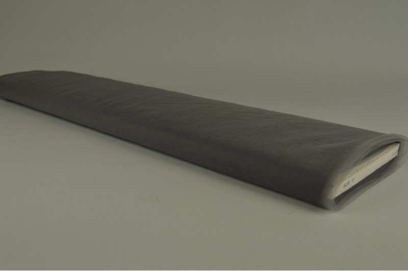 Tulle Souple (tulle de mariée) gris foncé, rouleau
