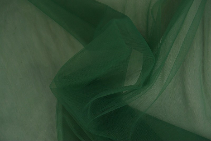50 mètres tulle vert foncé