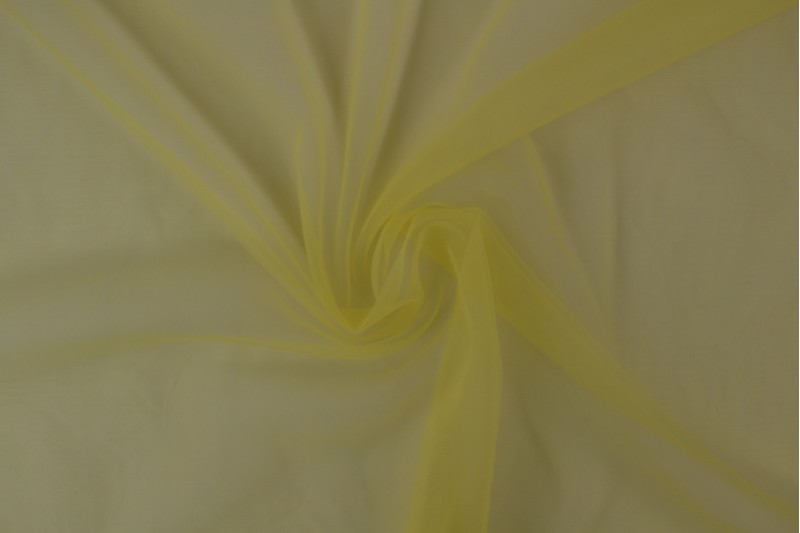 Tulle Souple (tulle de mariée) jaune clair