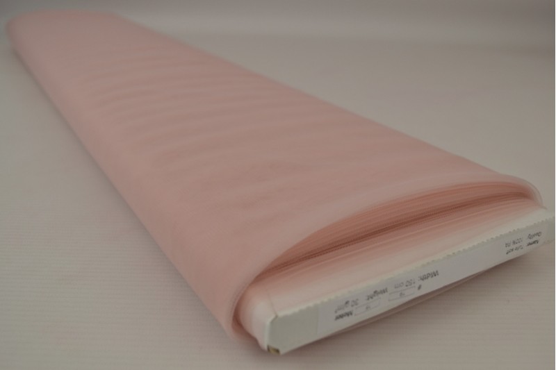 Tulle Souple (tulle de mariée) vieux rose (19)
