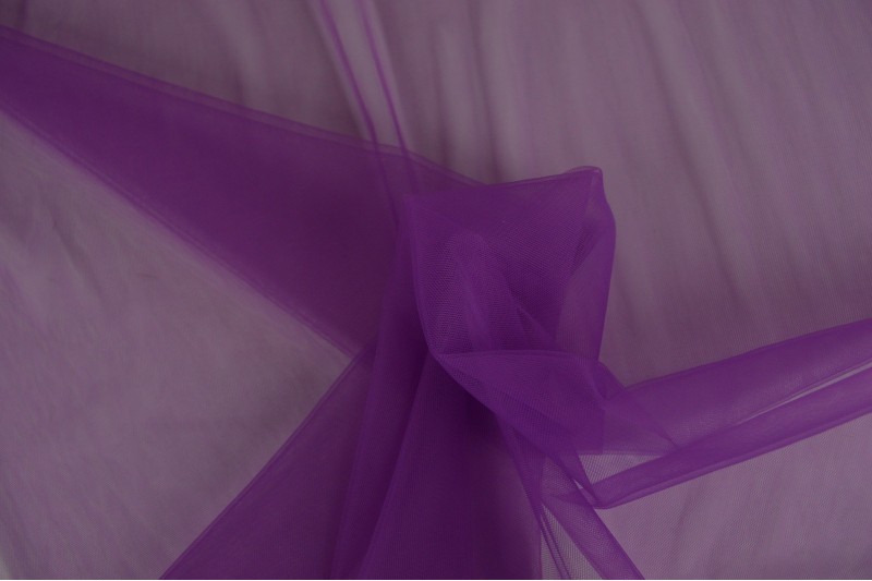 Tulle Souple (tulle de mariée) violet