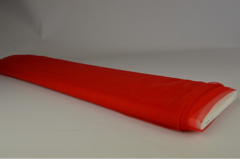 Tulle Souple (tulle de mariée) rouge, rouleau