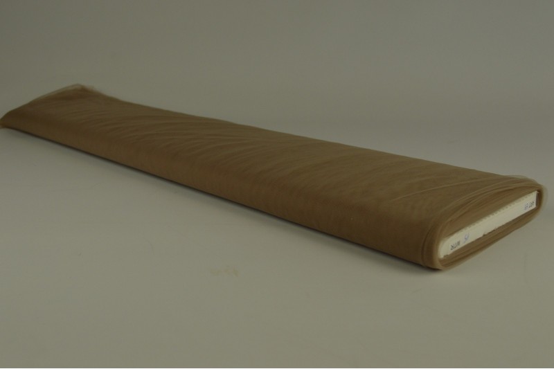 Tulle Souple (tulle de mariée) taupe, rouleau