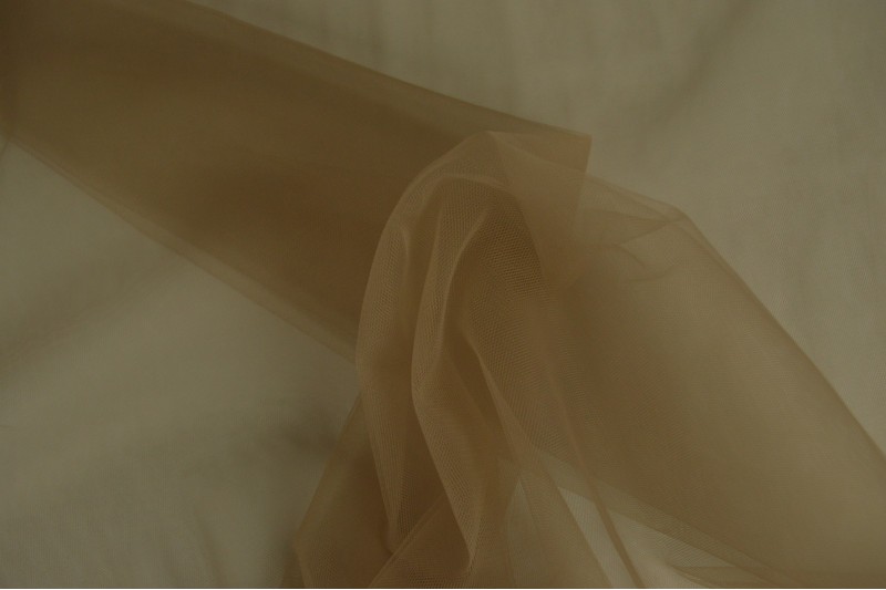 Tulle Souple (tulle de mariée) taupe