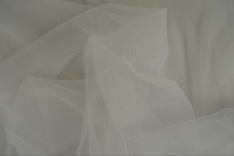 Tulle Souple (tulle de mariée) blanc