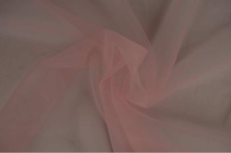 Tulle Souple (tulle de mariée) rose saumon