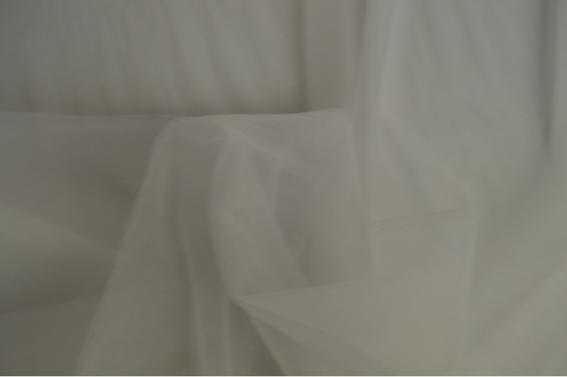 Tulle Souple (tulle de mariée) gris argenté