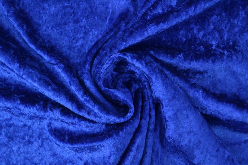Velours de Panne bleu foncé