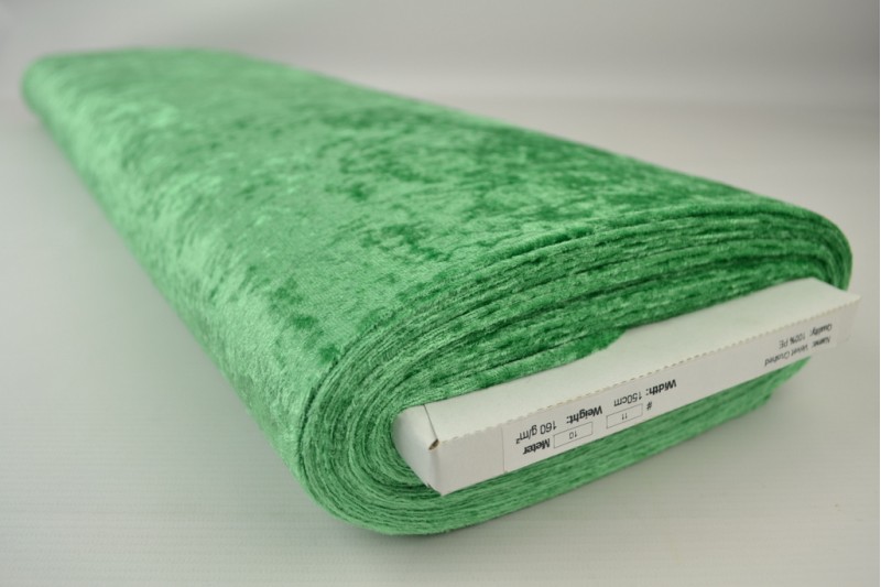 Velours de Panne vert, rouleau