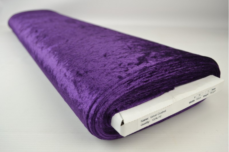 Velours de Panne violet, rouleau