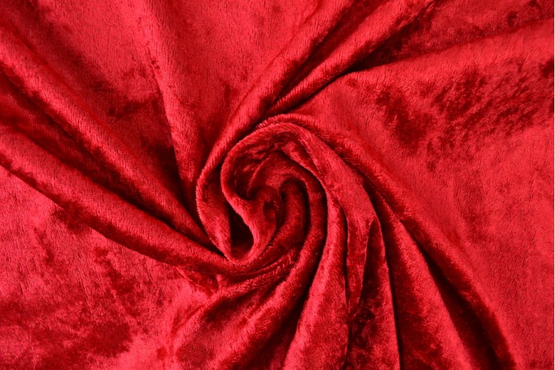 Velours de Panne rouge