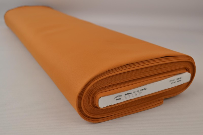 Occultant Uni tissu occultant jaune ocre, rouleau