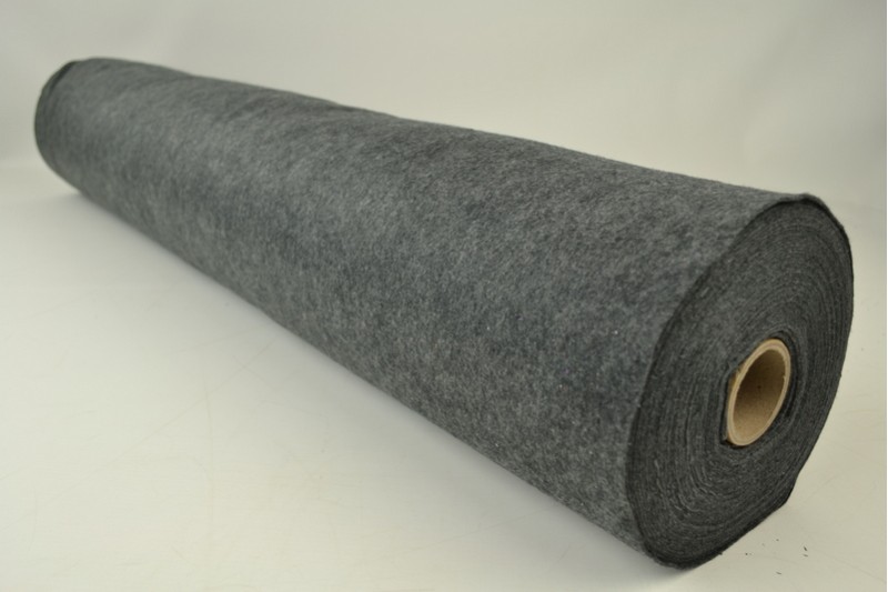 Feutrine 1mm feutrine 1 mm anthracite chiné, rouleau