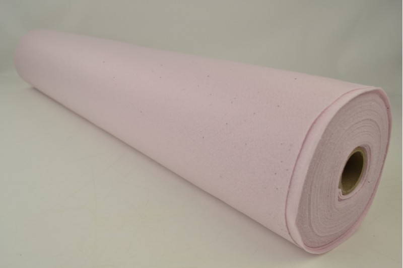 Feutrine 1mm feutrine 1 mm rose bébé, rouleau