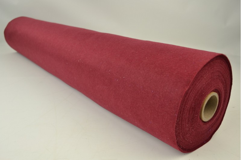 Feutrine 1mm feutrine 1 mm bordeaux, rouleau