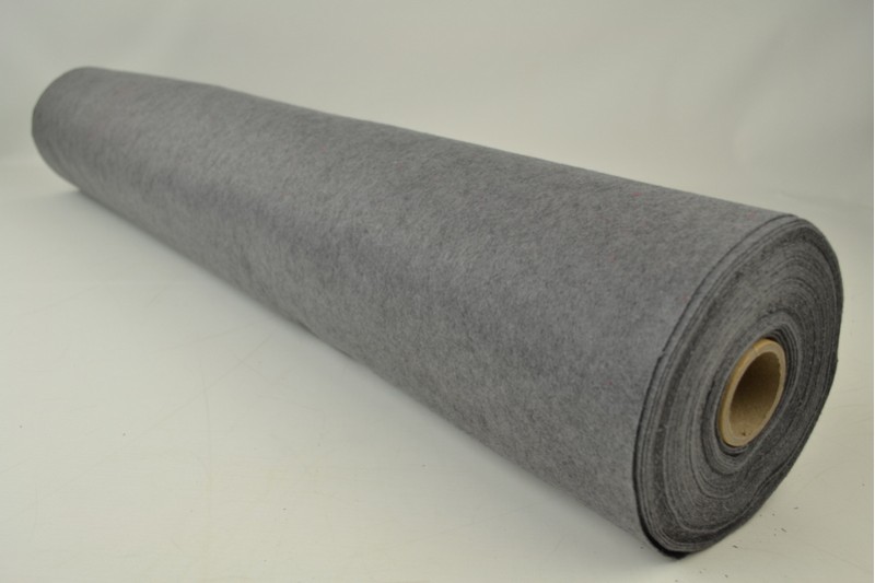 Feutrine 1mm feutrine 1 mm gris foncé chiné, rouleau