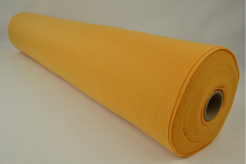 Feutrine 1mm feutrine 1 mm jaune ocre, rouleau