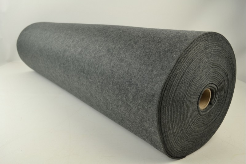 Feutrine 3mm feutrine 3 mm anthracite mélangé, rouleau