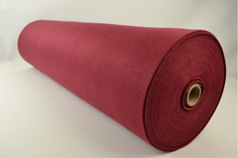 Feutrine 3mm feutrine 3 mm bordeaux, rouleau