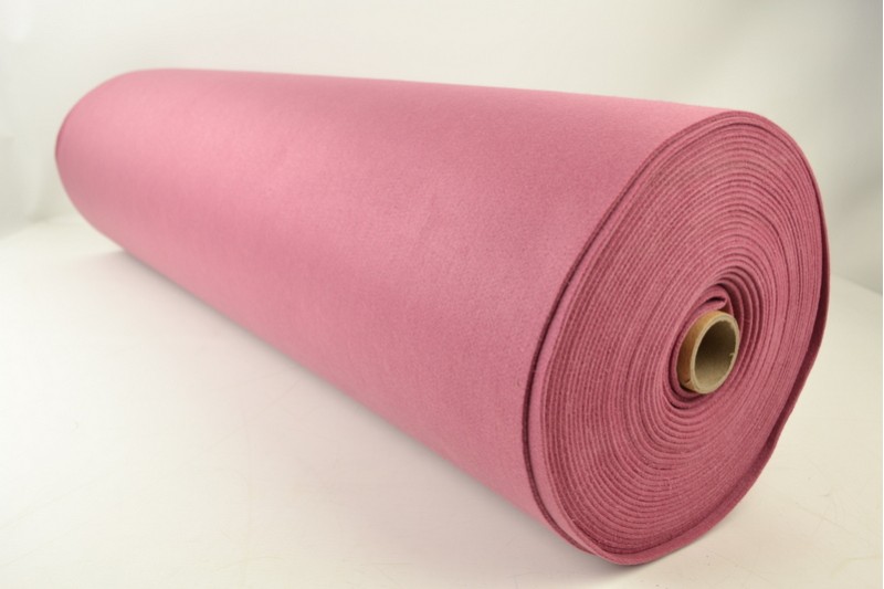 Feutrine 3mm feutrine 3 mm vieux rose foncé, rouleau