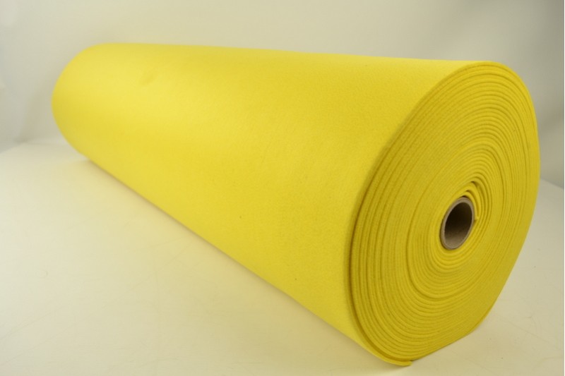 Feutrine 3mm feutrine 3 mm jaune, rouleau