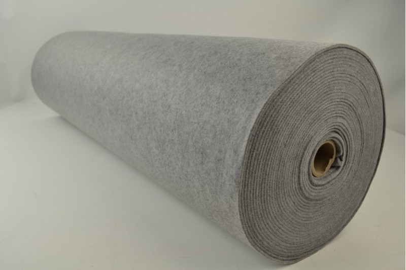 Feutrine 3mm feutrine 3 mm gris mélangé, rouleau