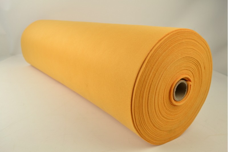 Feutrine 3mm feutrine 3 mm jaune ocre, rouleau