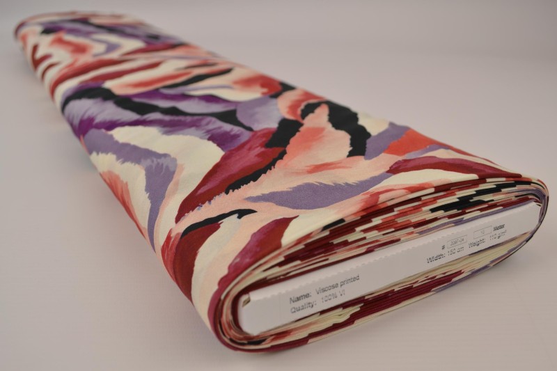 Viscose Imprimée viscose imprimé 2097-04, rouleau