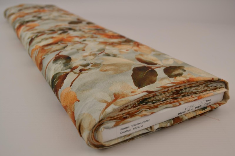 Viscose Imprimée viscose imprimé 2107-02, rouleau
