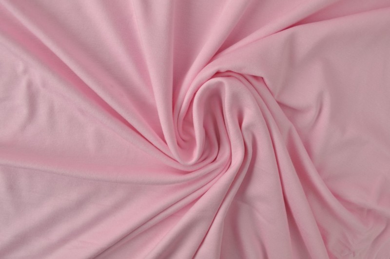 Jersey Viscose rose bébé
