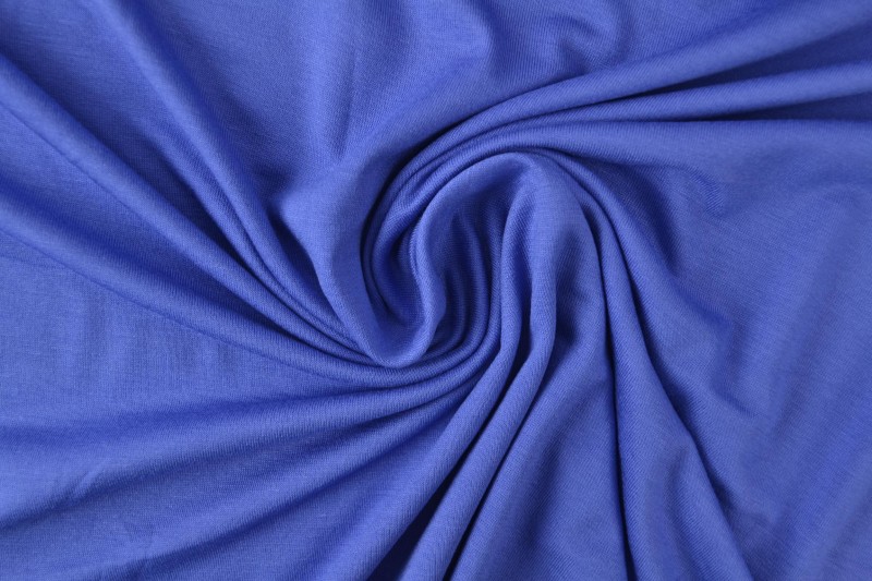 Jersey Viscose bleu